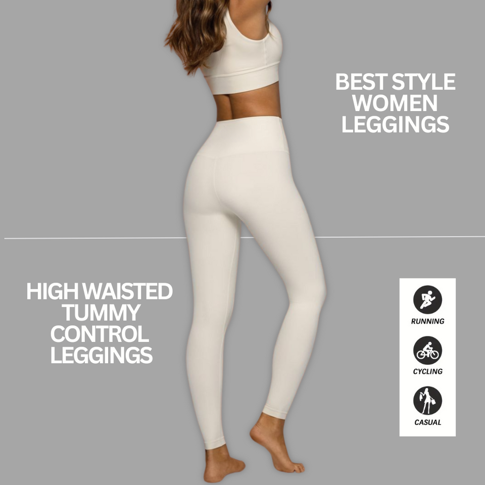 🎇💖High Waisted Tummy Control Leggings for Women, Stretchy Moisture-Wicking &amp; Comfortable Activewear for Women 92% Polyester 8% Spandex &amp; Nylon Blend,💖👖👖