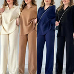 CORIA - Casual knitted two-piece set