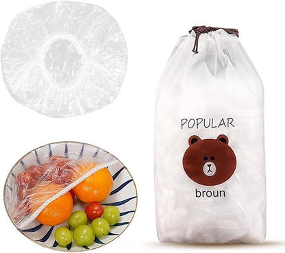 IMPORTED Pack Of 100pcs Food Cover Bag