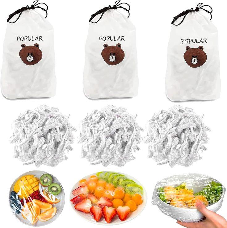 IMPORTED Pack Of 100pcs Food Cover Bag