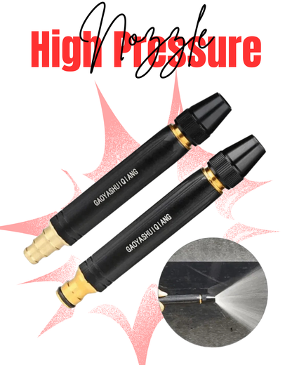 🔥 Imported High Pressure Adjustable Water Spray Nozzle – Heavy Duty Brass Connector | Car Wash & Gardening Pro Tool