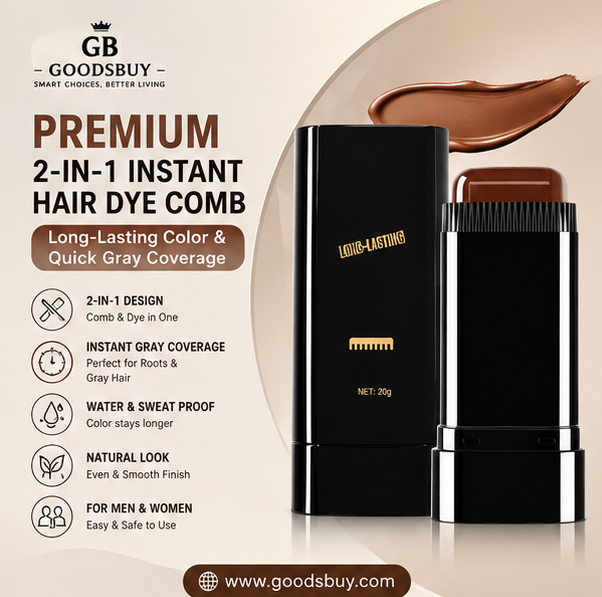 IMPORTED  2-in-1 Instant Hair Dye Comb