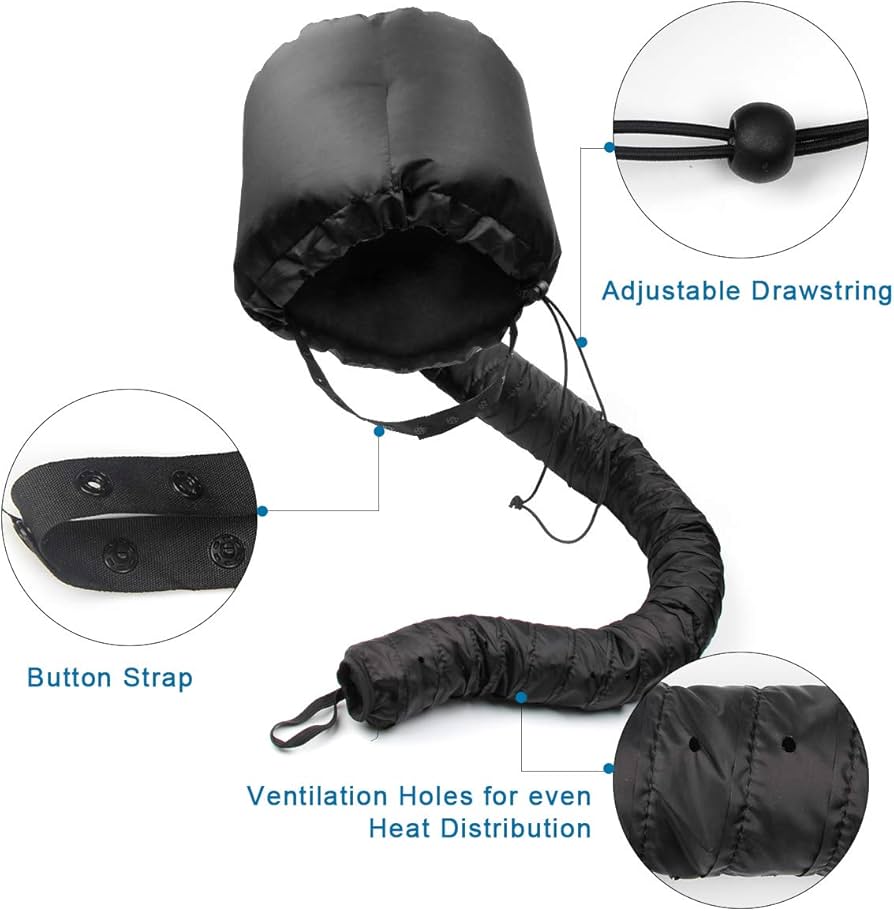 🧢✨ Drying Hat Quick Dry Cap Hair Dryer Heating Cap 💇‍♀️ Hairdressing Tools & Styling Accessories for Curly Hair Care 🧢✨