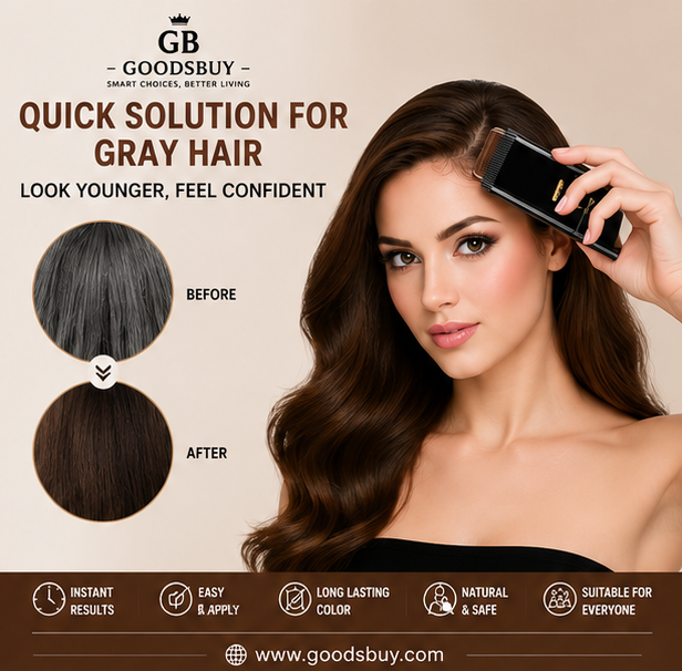 IMPORTED  2-in-1 Instant Hair Dye Comb