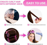 🎀 12pcs/Set Hair Roller Set 🎀 💁‍♀️ 12pcs Plastic Self-Grip Curlers (3 Sizes) + 12pcs Metal Clips ✨