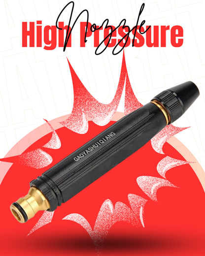 🔥 Imported High Pressure Adjustable Water Spray Nozzle – Heavy Duty Brass Connector | Car Wash & Gardening Pro Tool