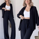 Two Piece Suit Button Co-Ord Casual Set