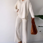 CORIA - Casual knitted two-piece set
