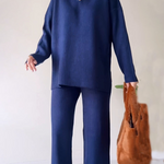 CORIA - Casual knitted two-piece set