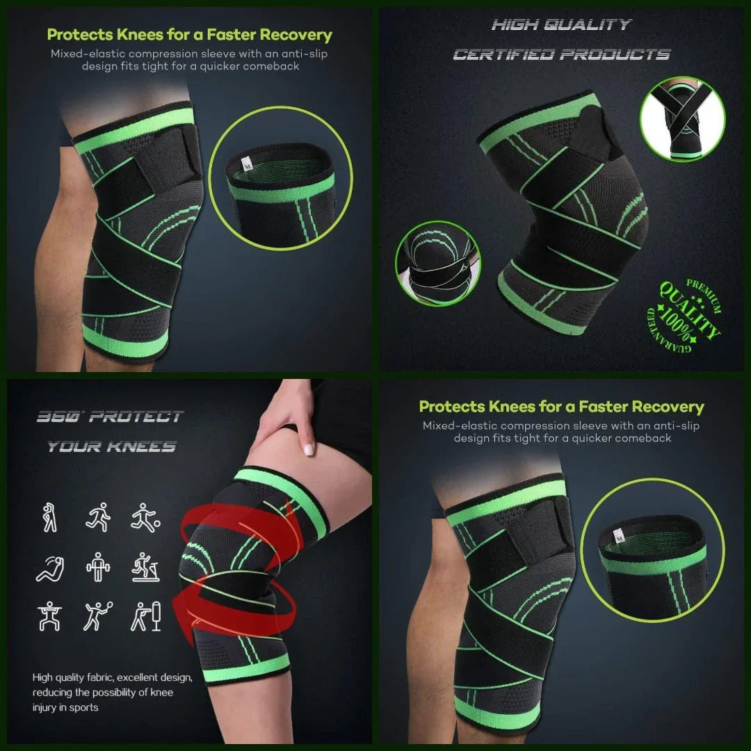 IMPORTED pressurized elastic knee pads