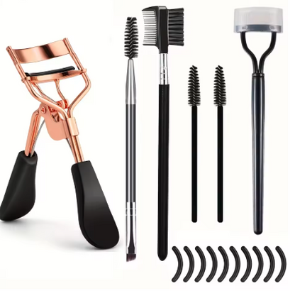 7/15pcs Eyelash Curler Set for Women 💕👁️Everything you need for stunning lashes in one kit! 💖