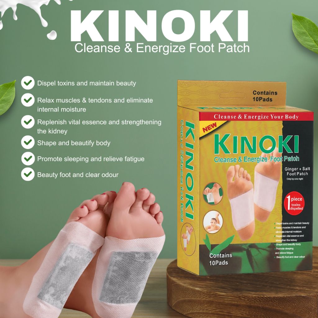 Kinoki Foot Pads  ( BUY 1 GET 1 FREE),PACK OF 10+10