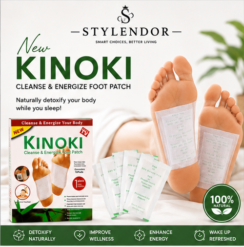 Kinoki Foot Care Pads – Natural Herbal Sleep-Time Patches