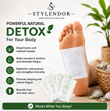 Kinoki Foot Care Pads – Natural Herbal Sleep-Time Patches