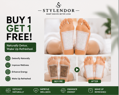 Kinoki Foot Pads  ( BUY 1 GET 1 FREE),PACK OF 10+10