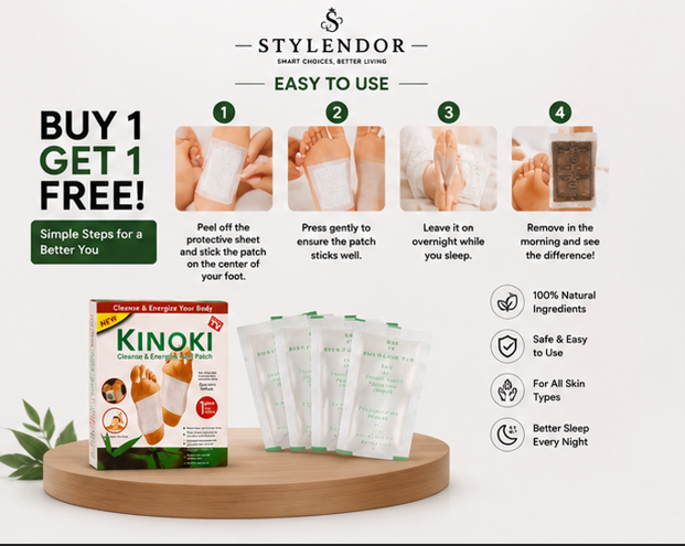 Kinoki Foot Pads  ( BUY 1 GET 1 FREE),PACK OF 10+10