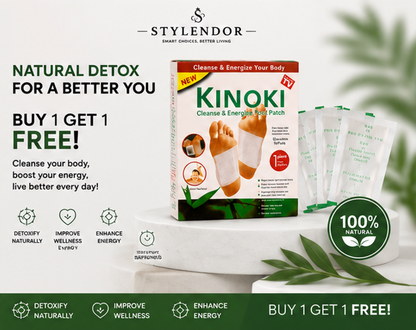Kinoki Foot Pads  ( BUY 1 GET 1 FREE),PACK OF 10+10