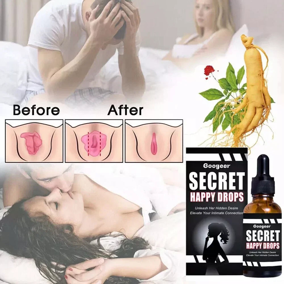 🌸 Secret Happy Drops for Women – Intimate Oral Drops | Increases Sensual Energy & Promotes Relaxation